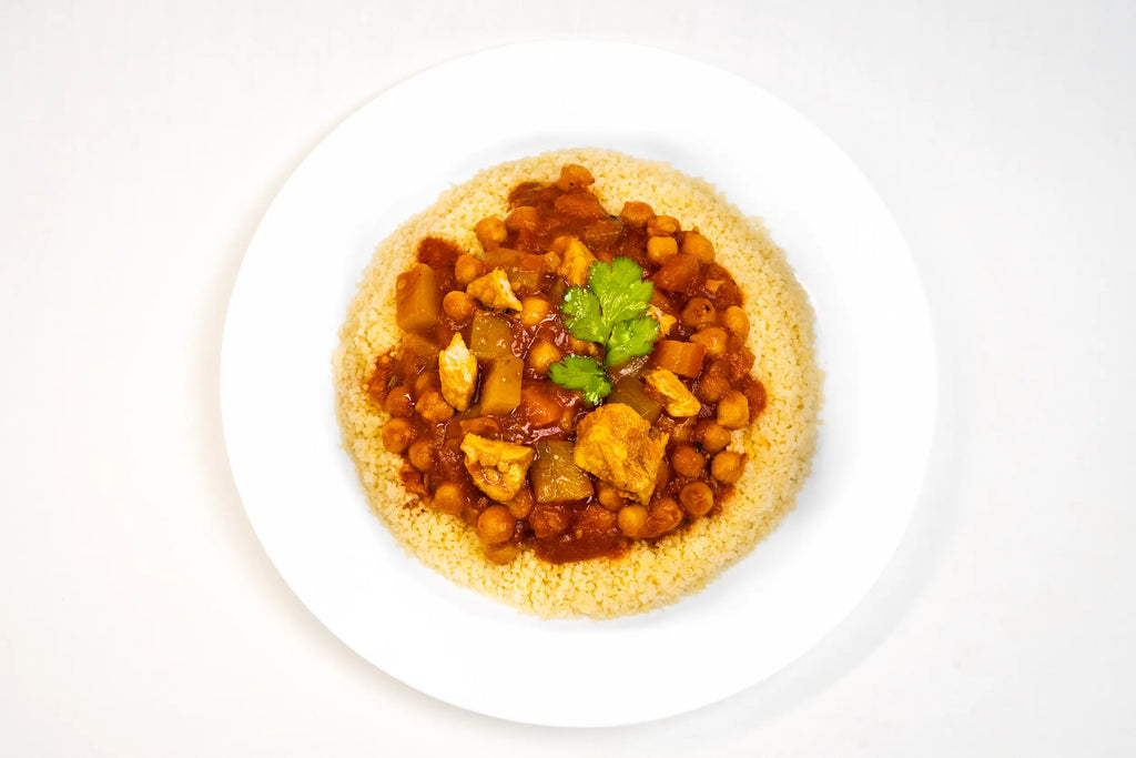 Assiète couscous au poulet lyophilisé halal CAPRA Nutrition
