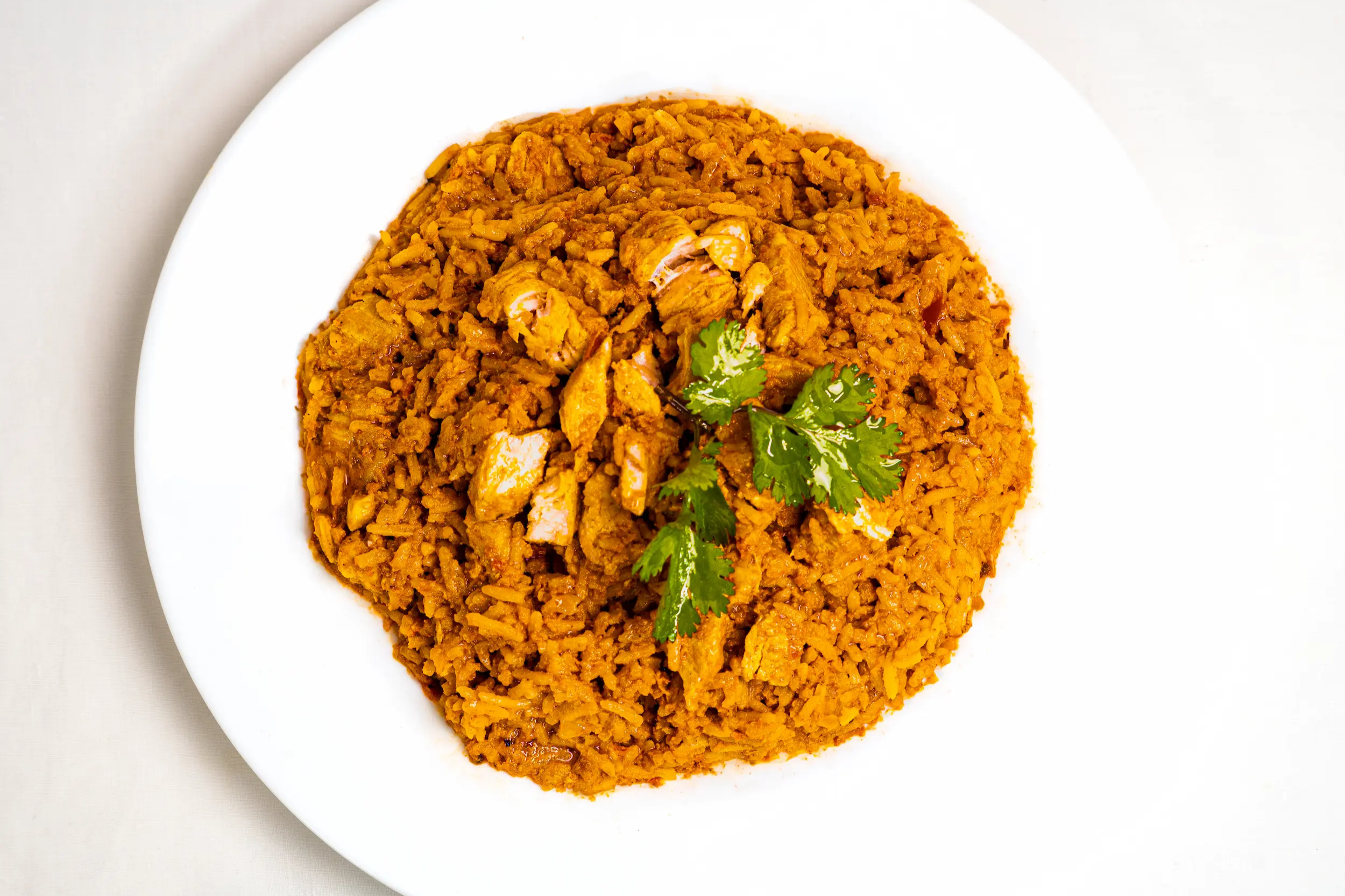 Riz Sauce Butter Chicken